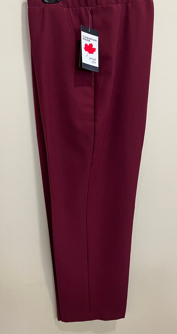 Pant Petite Short Burgundy